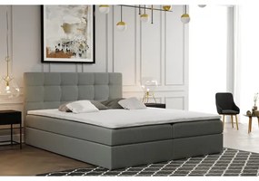 CAMILA ágy 90x200 cm Világos szürke