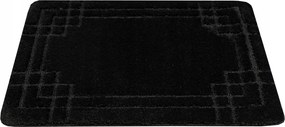 Fürdőszobaszőnyeg Csúszásgátló Fekete Vonalak Mozaik Szőnyeg Sego 60x100 cm