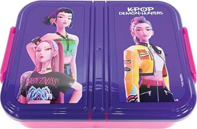 K-pop Démonvadászok Girls több rekeszes uzsonnás doboz, szendvicsdoboz