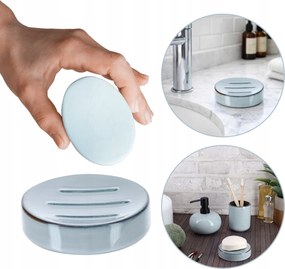 Fürdőszobai Szappantartó Mosdóhoz Lakkozott Kék Scandi