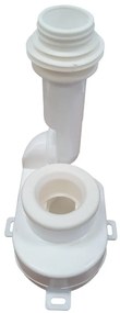 CeraStyle CITY - PISZOÁR - porcelán - FELSŐ vízbekötésű - szifonnal - 55 cm x 32 cm