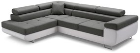 ALFA sarok kanapéágy, 273x70/85x203, sioux 1115/lux 23, jobb sarok