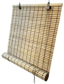 Natúr színű bambusz roló 90x220 cm Java – Gardinia