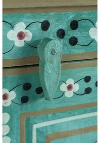 Zöld mangófa szekrény 87x152x38 cm Prem – Støraa