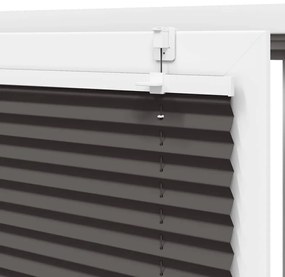 pliszírozott redőny fekete 50x150 cm szövetszélesség 49,4 cm