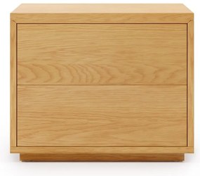 Natúr színű éjjeliszekrény Abilen – Kave Home