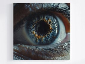 Canvas Vászonkép Nagy Szem Írisz Tükröződés A Szemben 40x40