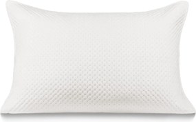 Dekoratív párnahuzat Maya 50x70 velúr steppelt krémszínű