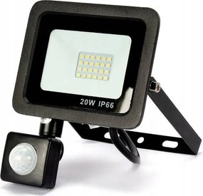DOMENOLED 22 HALOGEN Kültéri Reflektor Fekete LED IP65
