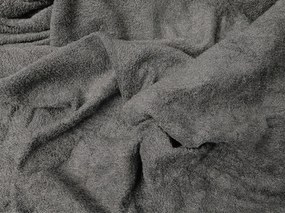 Frottír sötétszürke lepedő EXCLUSIVE 200x220 cm