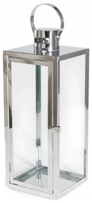 Dekoratív lámpás 63 cm, fényes króm