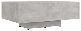 betonszürke szerelt fa dohányzóasztal 85 x 55 x 31 cm
