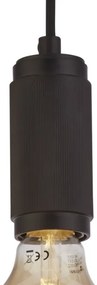 Searchlight 77651BK - Kábeles függőlámpa SUSPENSION 1xE27/60W/230V fekete