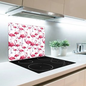 Üveg vágódeszka flamingók 60x52 cm