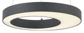 Modern függőlámpa fekete 50 cm LED-del, 3 lépésben dimmelhető - Organici