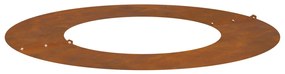 Corten acél virágcserép Corten acél 70 cm átmérő Tartós