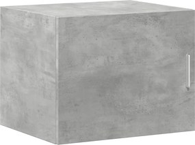 vidaXL betonszürke szerelt fa faliszekrény 50 x 42,5 x 40 cm