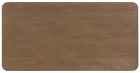 Barna jegenyefenyő dohányzóasztal 60x120 cm Paul – Ixia