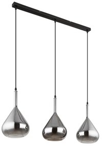 Globo 15542-3 - Csillár zsinóron GEEKY 3xE27/60W/230V fekete