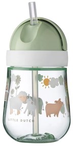 Fehér-világoszöld tritán gyerek bögre 300 ml Little farm – Mepal