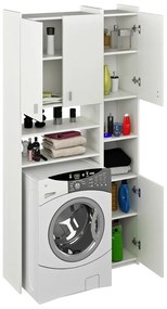 MIRALI mosógép feletti szekrény, fehér