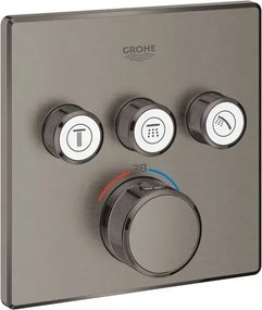 Grohe SmartControl smart control zuhany- és fürdőcsaptelep rejtett test nélkül, kefés kemény grafit 29126al0 G29126AL0
