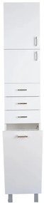 Viva STYLE fürdőszobai ÁLLÓSZEKRÉNY 192 magas szennyestartós - BALOS - 35 x 28 x 192 cm