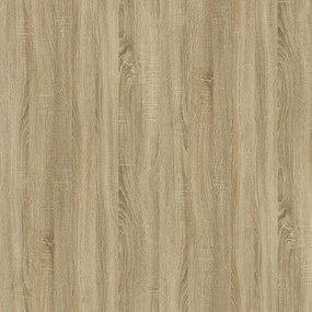 sonoma tölgy színű szerelt fa dohányzóasztal 100 x 39 x 75 cm