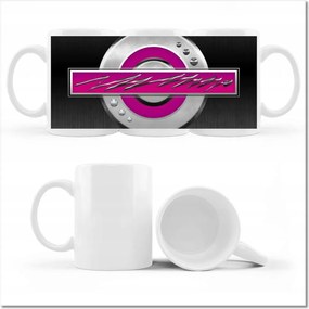 Fotó bögre Lila mintás Absztrakt