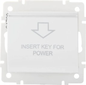 Szállodai kapcsoló kikapcsolási késleltetéssel Süllyesztett fehér Logi Kanlux