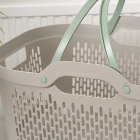 Világosbarna műanyag szennyeskosár 45 l Signature – Addis