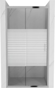 Mexen Apia  Zuhany ajtó csúszó   130 cm, intim , króm - 845-130-000-01-20 Csúszó zuhany ajtó