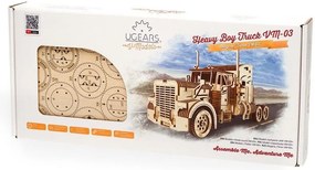 Ugears játék 3D mechanikus fa kirakós VM-03 Heavy Boy vontató