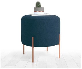 Sötétkék puff Copper – Artie
