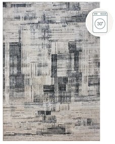 Szürke mosható szőnyeg 190x290 cm Silas Abstract – Flair Rugs