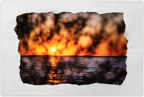 Poszterek 90x60 Tenger naplemente