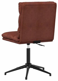 étkezőszékek 2 db fényes barna műbőrből