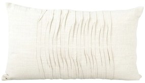 Wave fehér pamut párna, 50 x 30 cm - PT LIVING