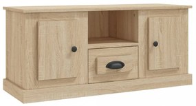 sonoma tölgy színű szerelt fa fali TV-szekrény 100x35,5x45 cm
