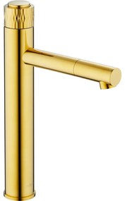 Mexen DIAMOND - Magas mosdócsaptelep, arany, 71510-50
