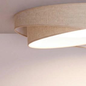 BRILAGI - LED mennyezeti lámpa VELVET TWIST LED/24W/230V 4000K átm. 55 cm bézs