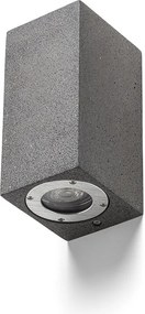 RENDL KANE II fali lámpa beton/dekor sötét gránit 230V LED GU10 2x5W IP65