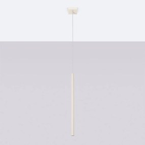 Krémszínű függőlámpa Fideus – Sollux