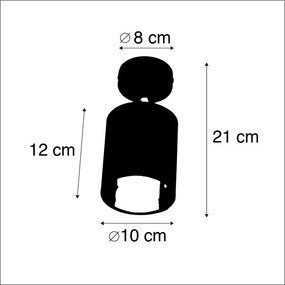 Modern spotlámpa fekete - Lofty