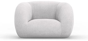 Világosszürke buklé fotel Essen – Cosmopolitan Design