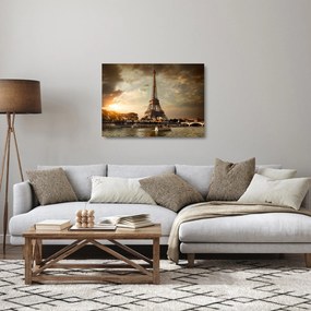 Kép - Eiffel-torony, Párizs, Franciaország (üvegen) (70x50 cm)