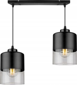 Mennyezeti Lámpa Lógó Csillár Üveg Lámpabúra Loft Fekete Díszléc Az Asztal Felett