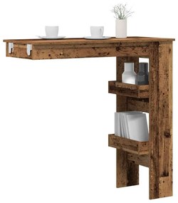 fali bárasztal Régi fa 102x45x103,5 cm Gépi fa