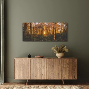 Egy őszi erdő képe (120x50 cm)
