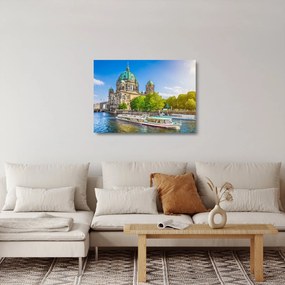 Üveg kép - Berlini székesegyház (70x50 cm)